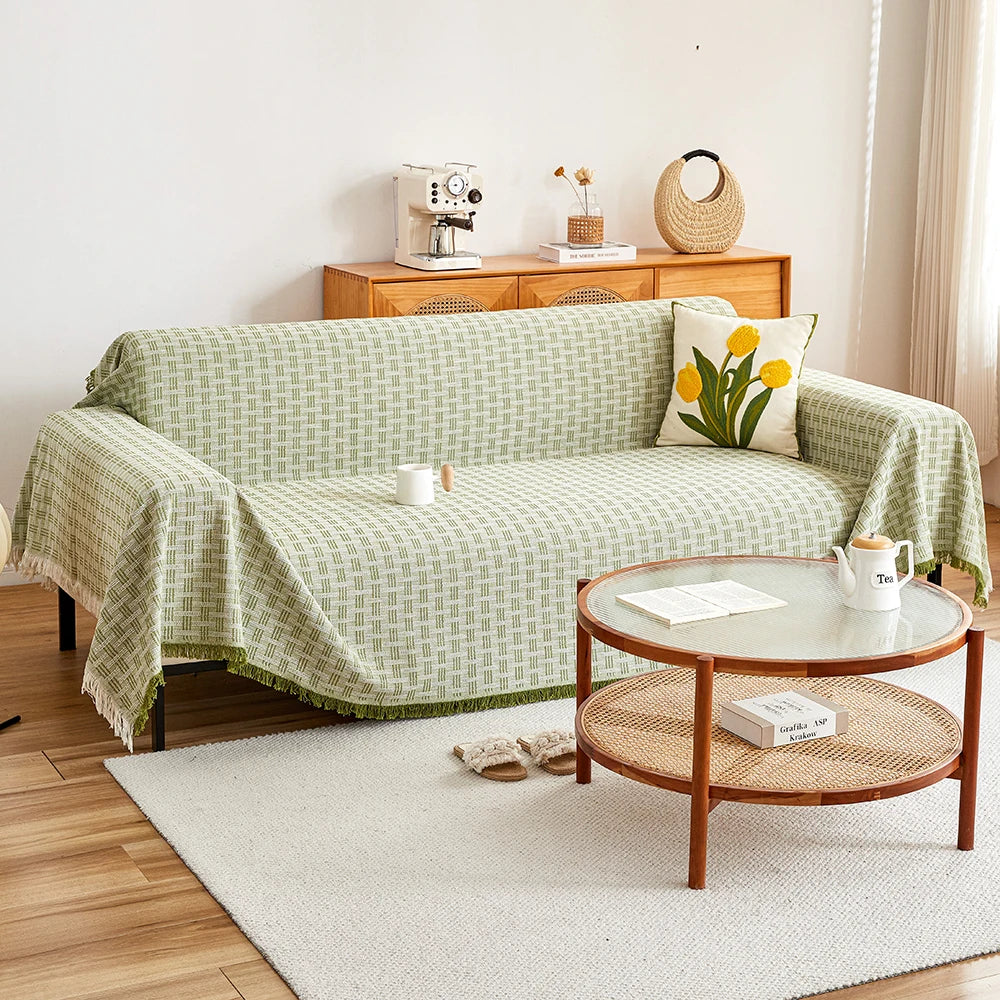 Reversible Large Sofa Cover - Stylish Protection for Your Furniture