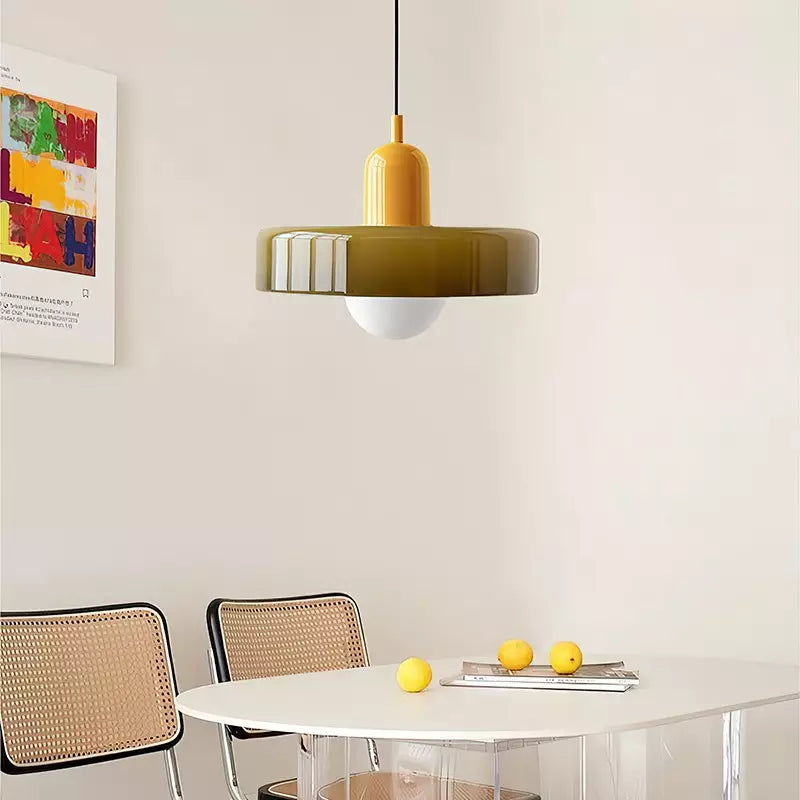 Vibrant Glass Pendant Light - BauLume