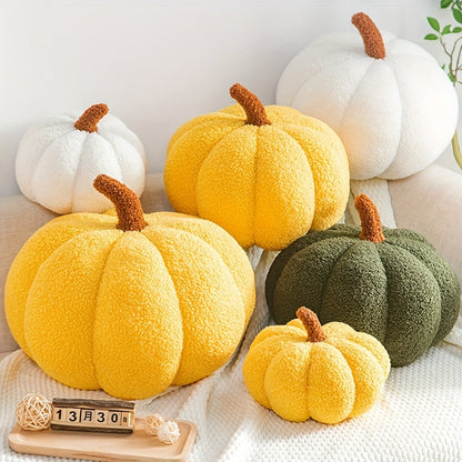 Cozy Plush Pumpkin Decorative Pillow
