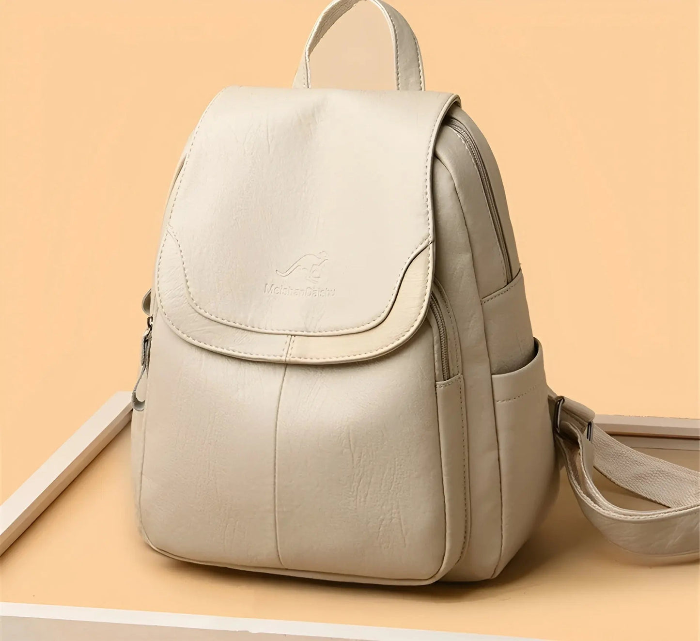 Isabella Classic Leather Backpack for Women