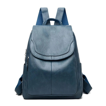 Isabella Classic Leather Backpack for Women