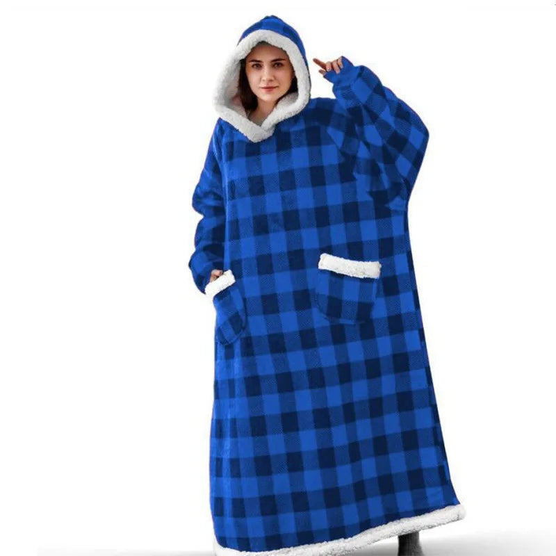 Extra-Large Hooded Blanket Robe