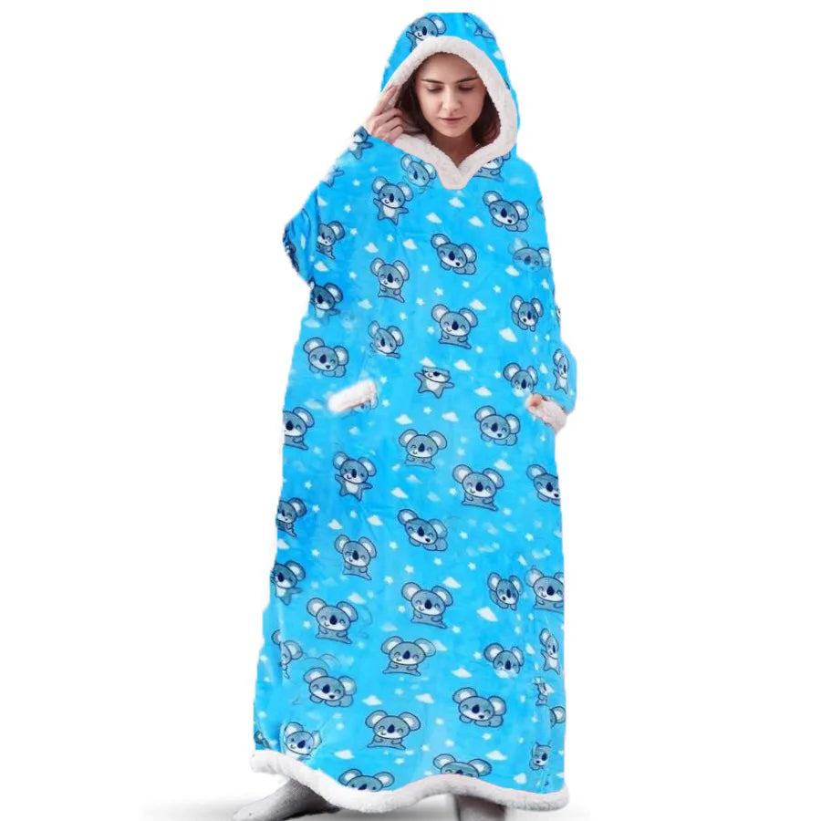 Extra-Large Hooded Blanket Robe