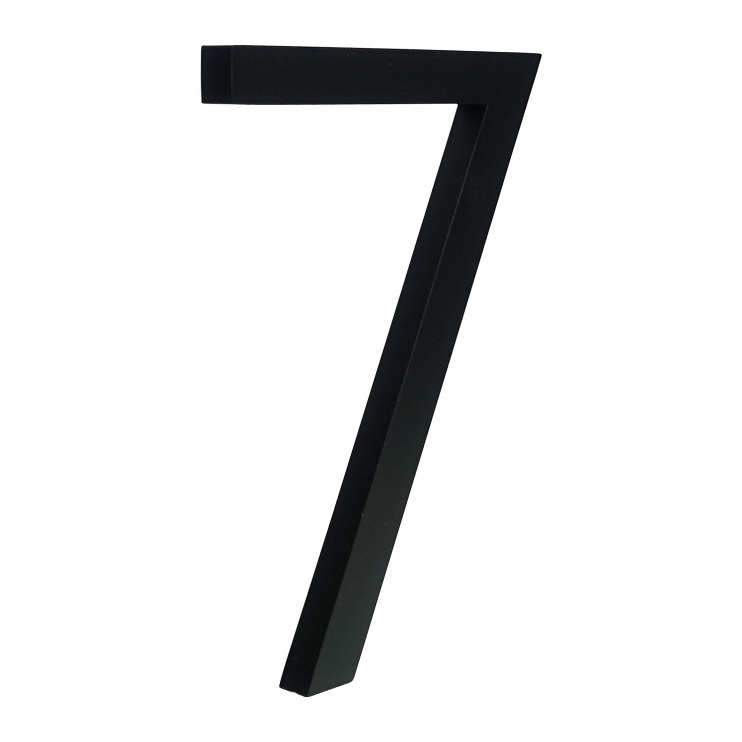 Minimalist Matte Black Modern House Number