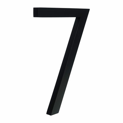 Minimalist Matte Black Modern House Number