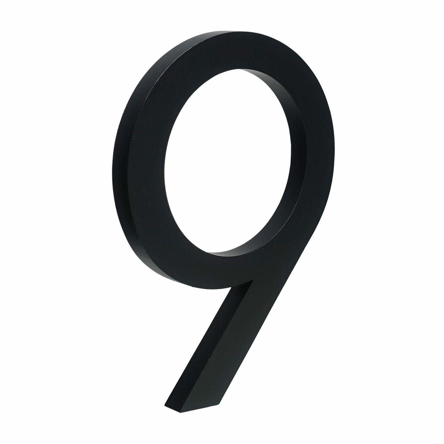 Minimalist Matte Black Modern House Number