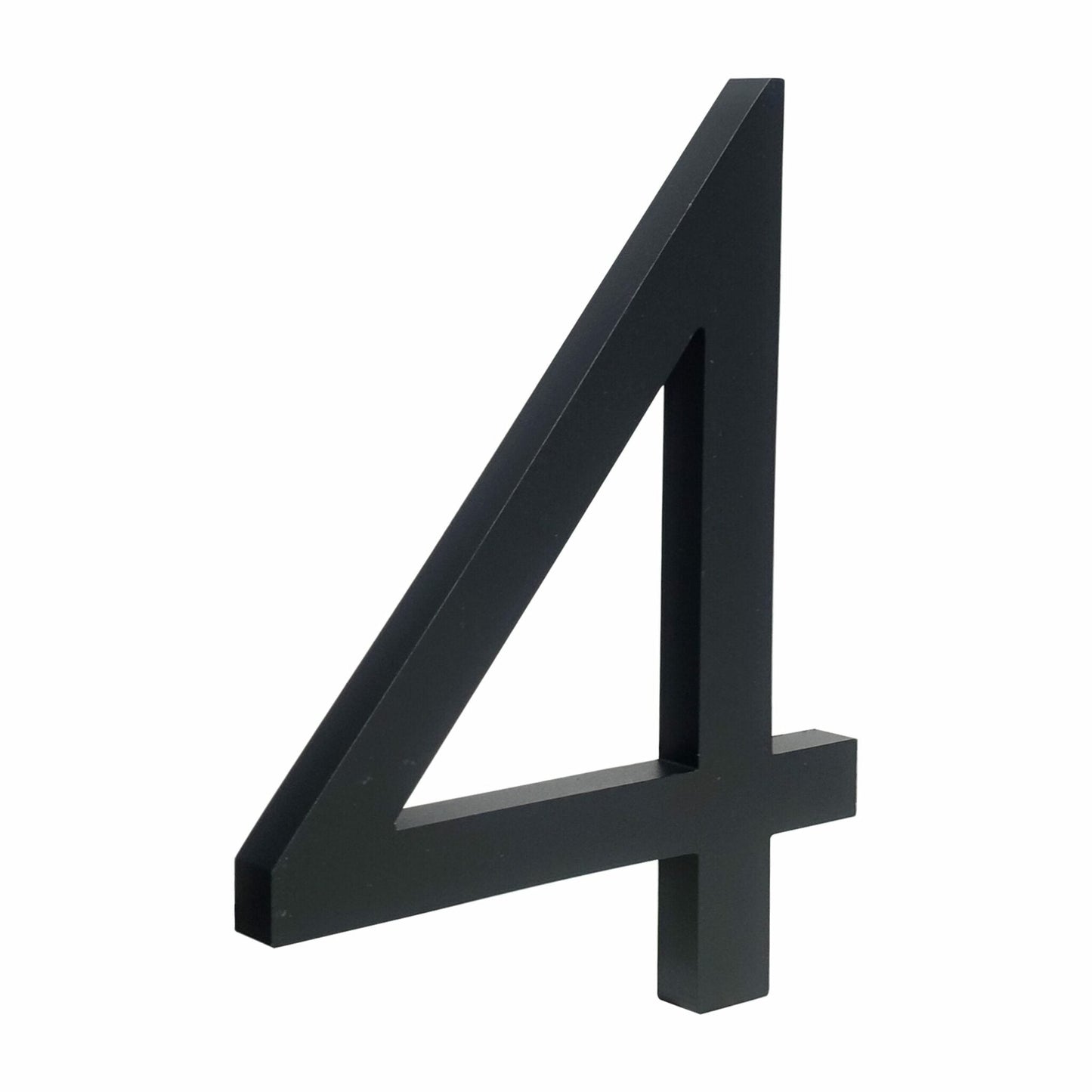 Minimalist Matte Black Modern House Number