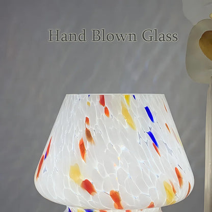 Chic Mushroom-Design Glass Lamp - LumiMush