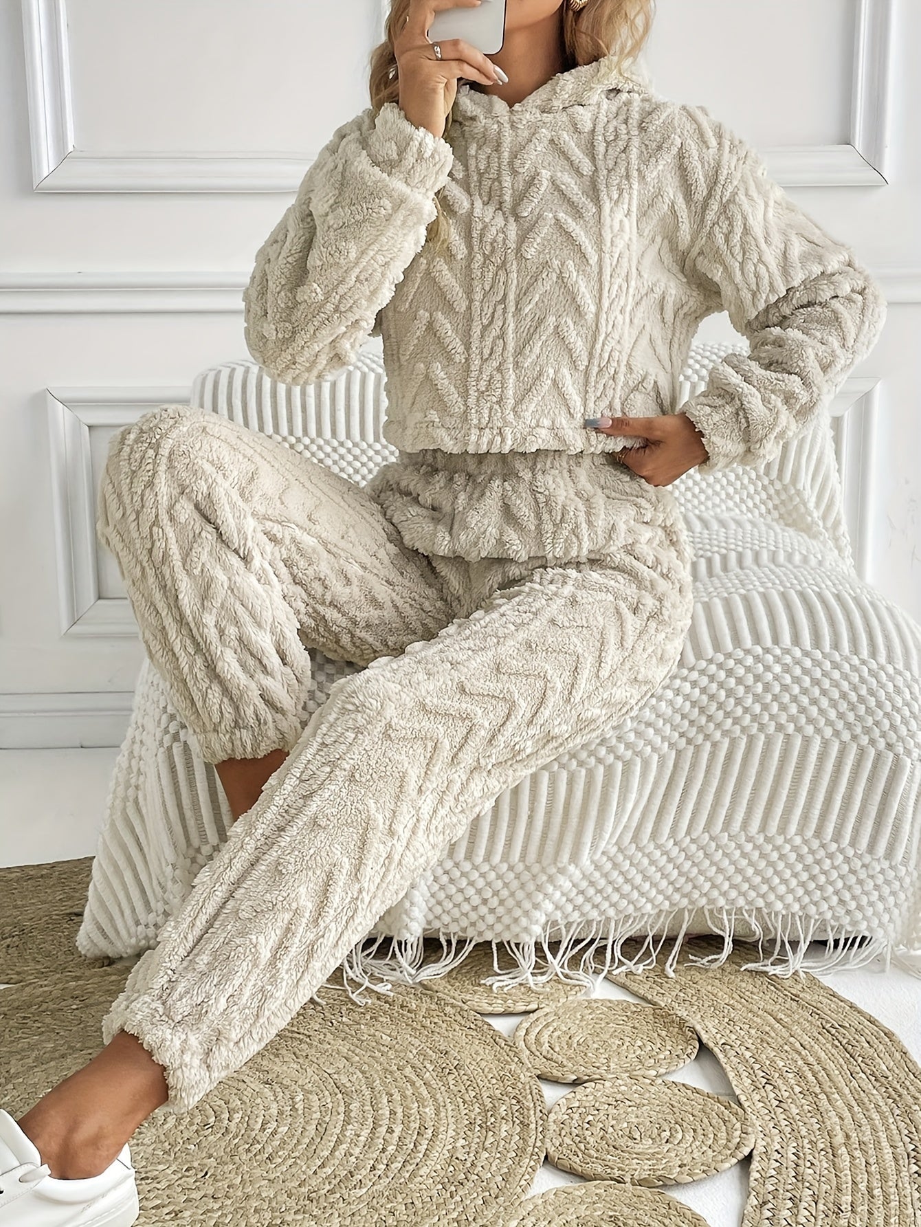 Luna | Warm & Cozy Hooded Winter Ensemble