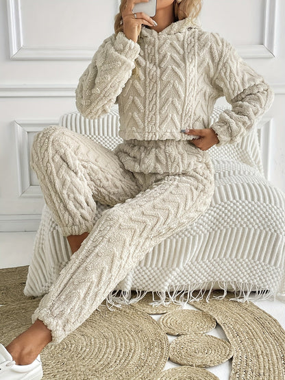 Luna | Warm & Cozy Hooded Winter Ensemble
