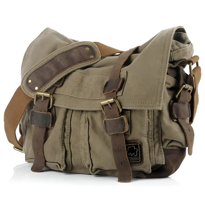 UrbanTrail Large Canvas Shoulder Bag for Men