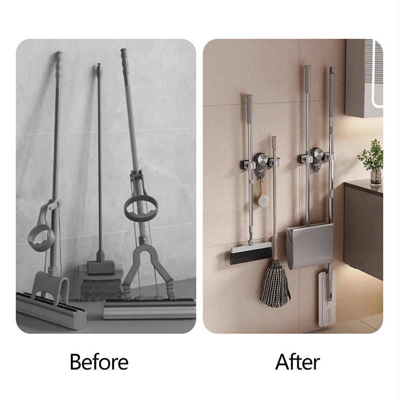 Suction Cup Broom Holder – Keep Your Space Tidy and Organized