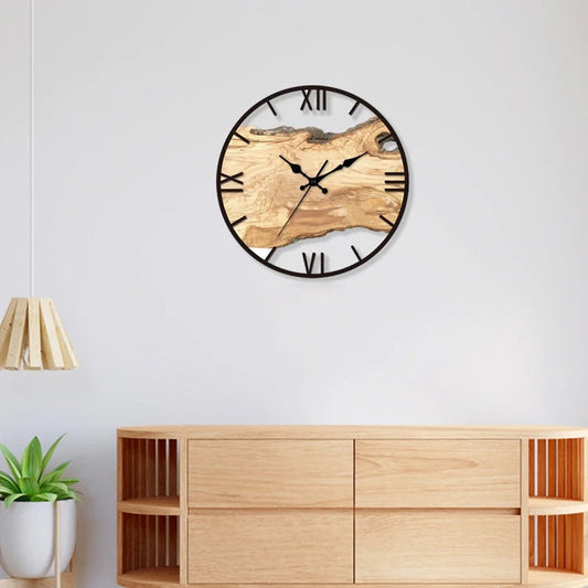 Transparente Wanduhr – Moderne Eleganz und zeitloses Design