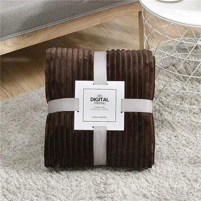 Luxurious Velvet Fleece Blanket for Ultimate Winter Comfort