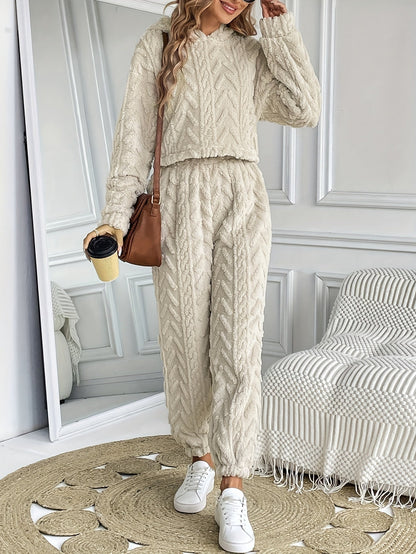 Luna | Warm & Cozy Hooded Winter Ensemble