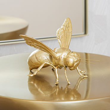 Charming Golden Bee Decor with Stylish Flair!
