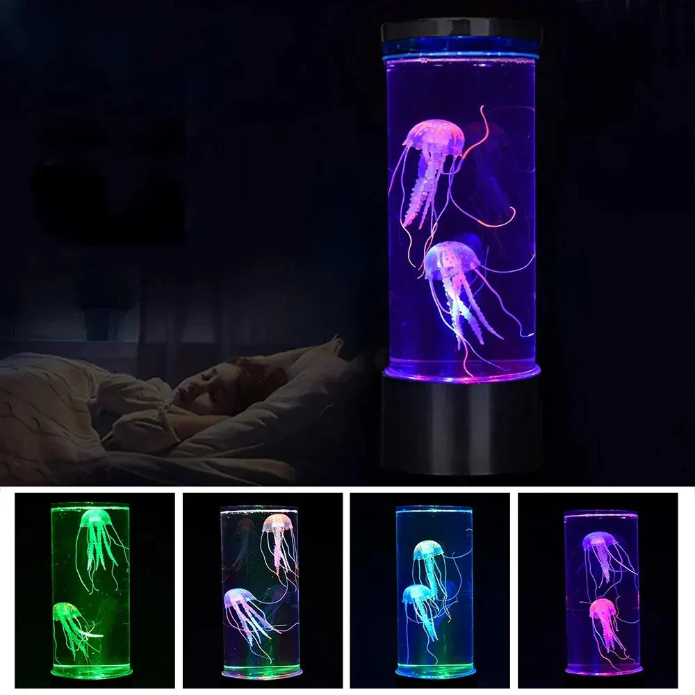 Medusa-Inspired OceanGlow LED Lava Lamp