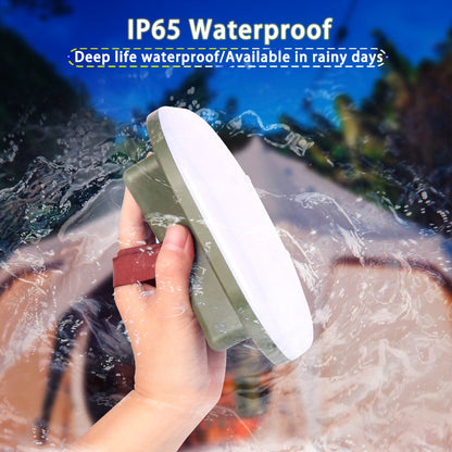 80W Magnetic Solar LED Camping Lamp with Zoom Feature