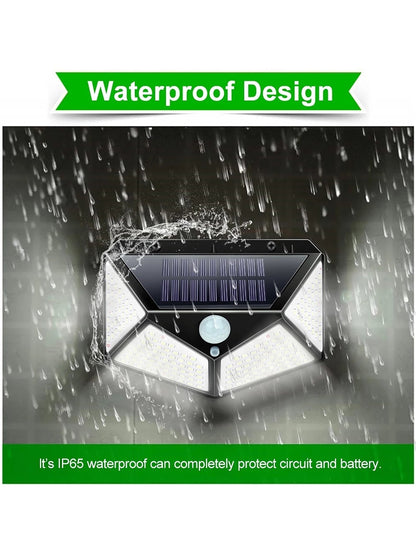 All-Weather Solar LED Garden Light with Motion Detection