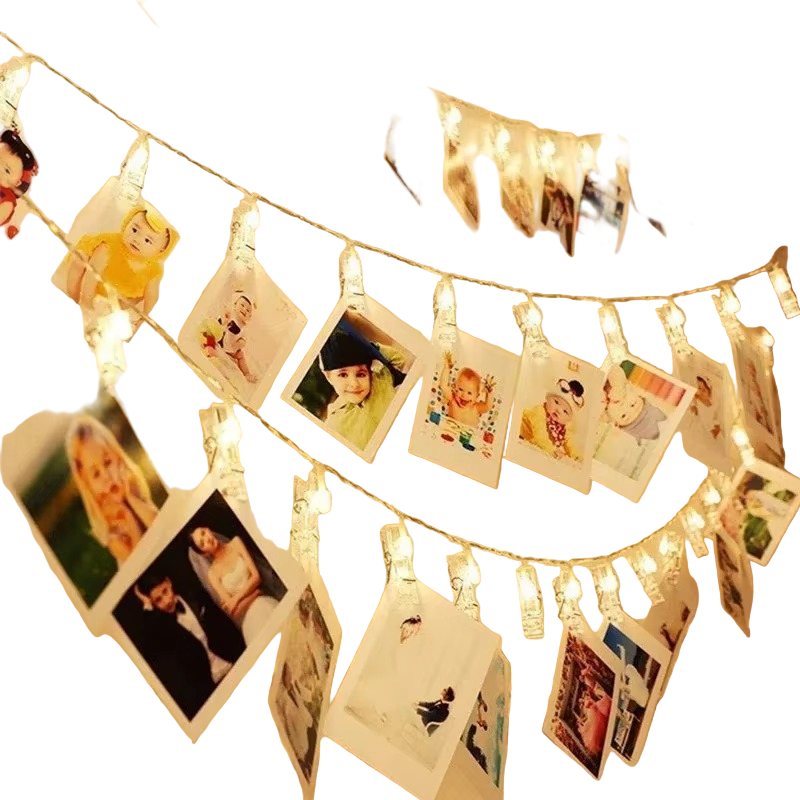 Warm Memories LED Photo Clip String Lights