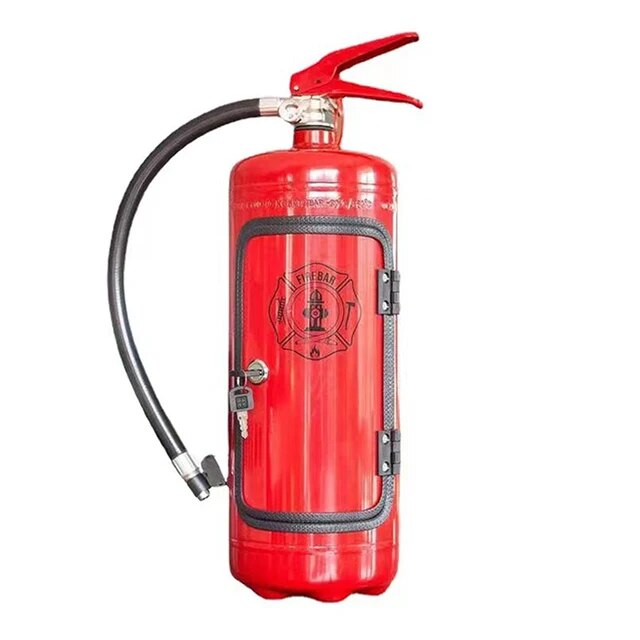 FlameBar | Concealed Fire Extinguisher Minibar - Stylish Hidden Drinks Cabinet for Home Bar Decor