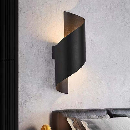 TwistLight Spiral-Shaped Modern LED Wall Fixture
