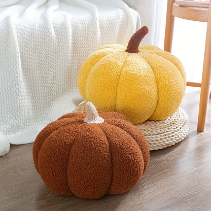 Cozy Plush Pumpkin Decorative Pillow