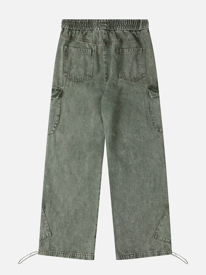 Esmée | Adjustable Waist Cargo Jeans
