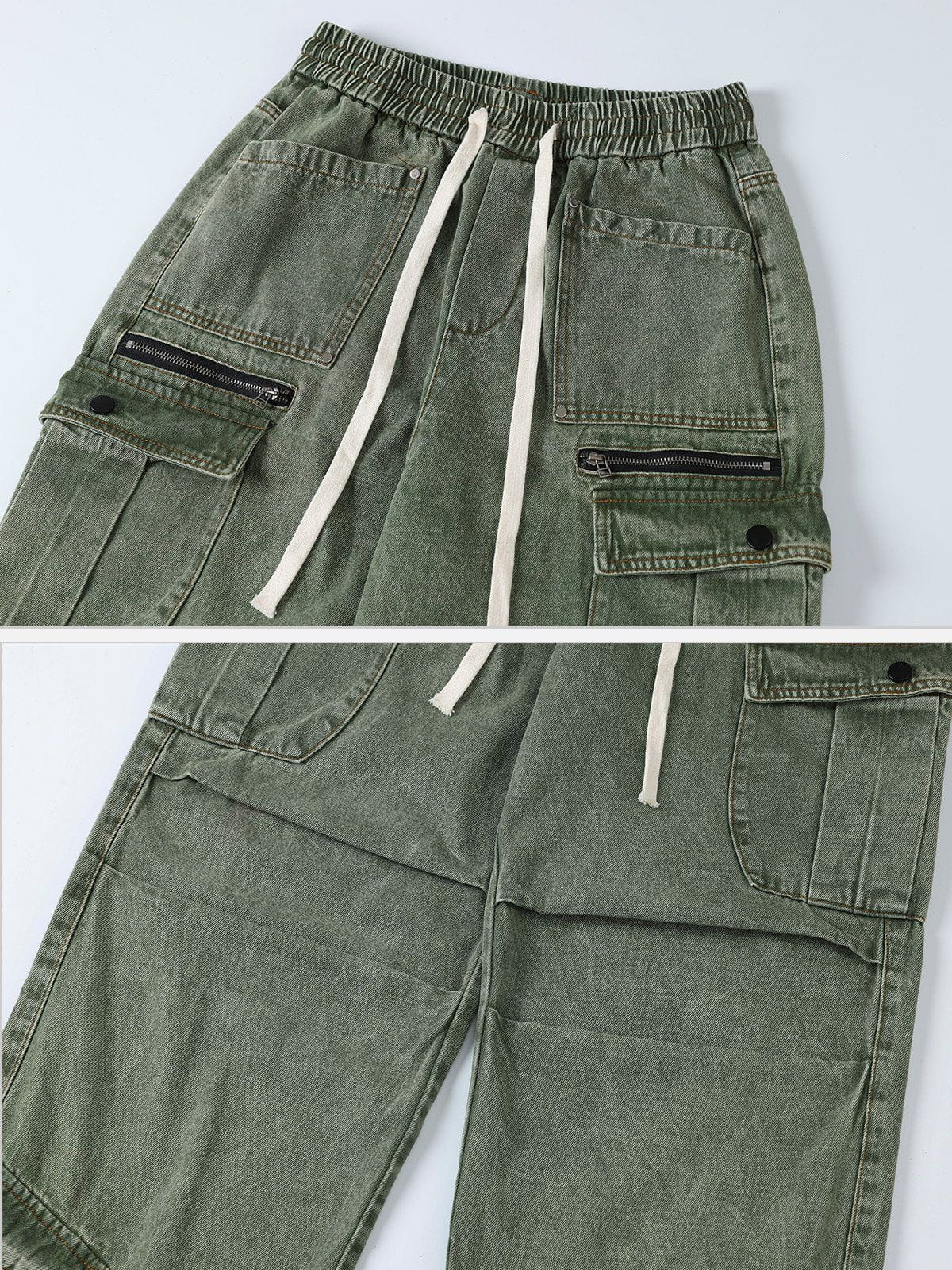 Esmée | Adjustable Waist Cargo Jeans