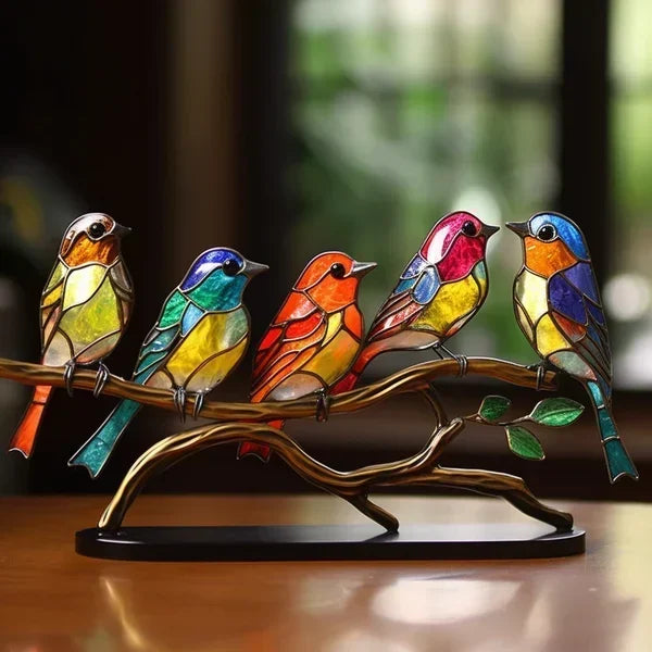 Vibrant Glass Birds to Enhance Your Home Decor