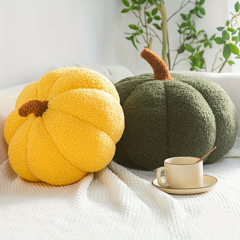 Cozy Plush Pumpkin Decorative Pillow