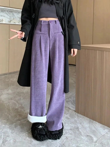 Fenna | Women's Corduroy Pants with Luxurious Soft Lining