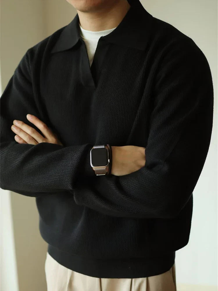 VALERO - Men's Polo Knit Sweater