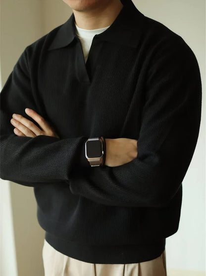 VALERO - Men's Polo Knit Sweater
