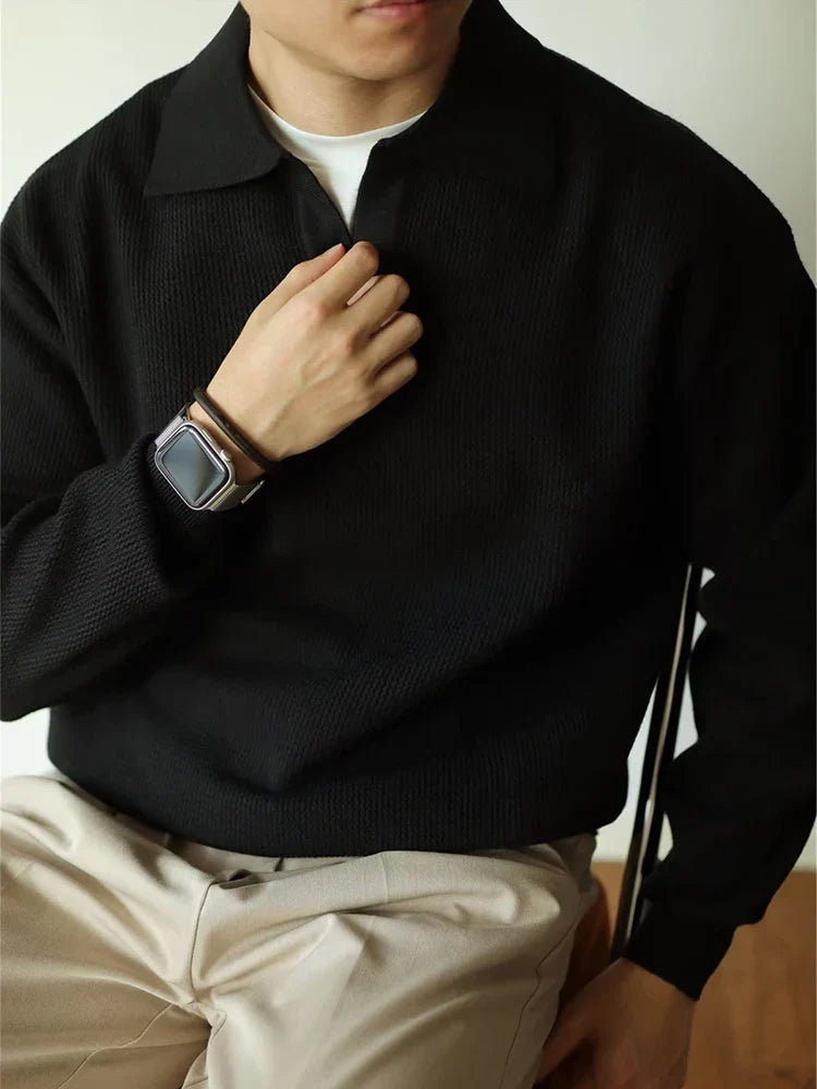 VALERO - Men's Polo Knit Sweater