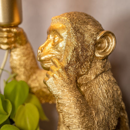 Luxury GoldenChimp Monkey Table Lamp – Elegant Design