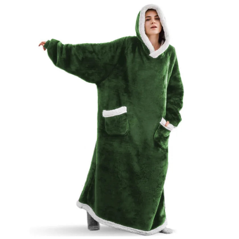 Extra-Large Hooded Blanket Robe