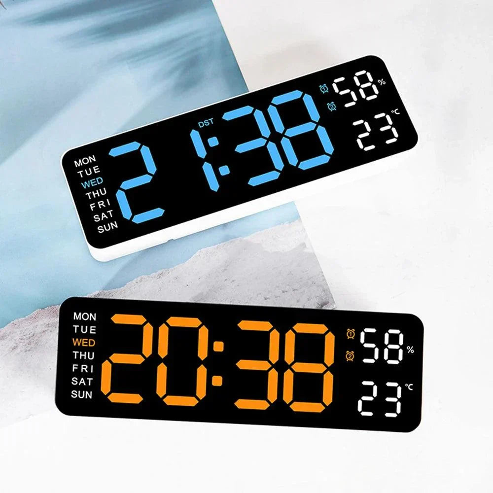 Versatile USB-Powered Digital Alarm Clock with Crisp Display
