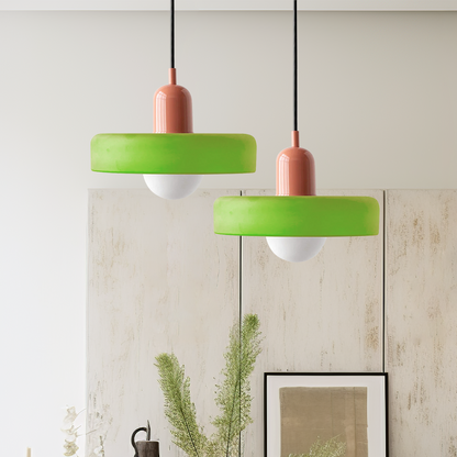 Vibrant Glass Pendant Light - BauLume