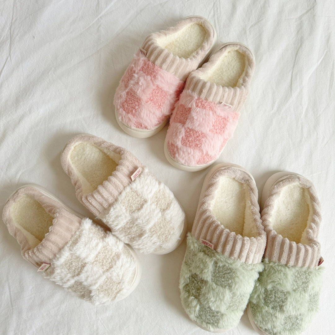 Cozy Non-Slip Slippers with Plush Lining
