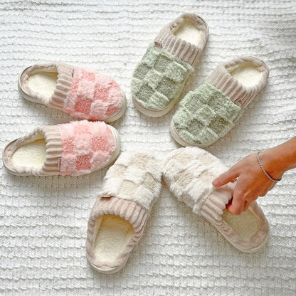 Cozy Non-Slip Slippers with Plush Lining