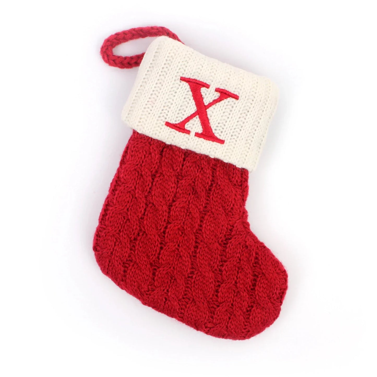 Personalized Christmas Patterned Socks with Embroidered Name