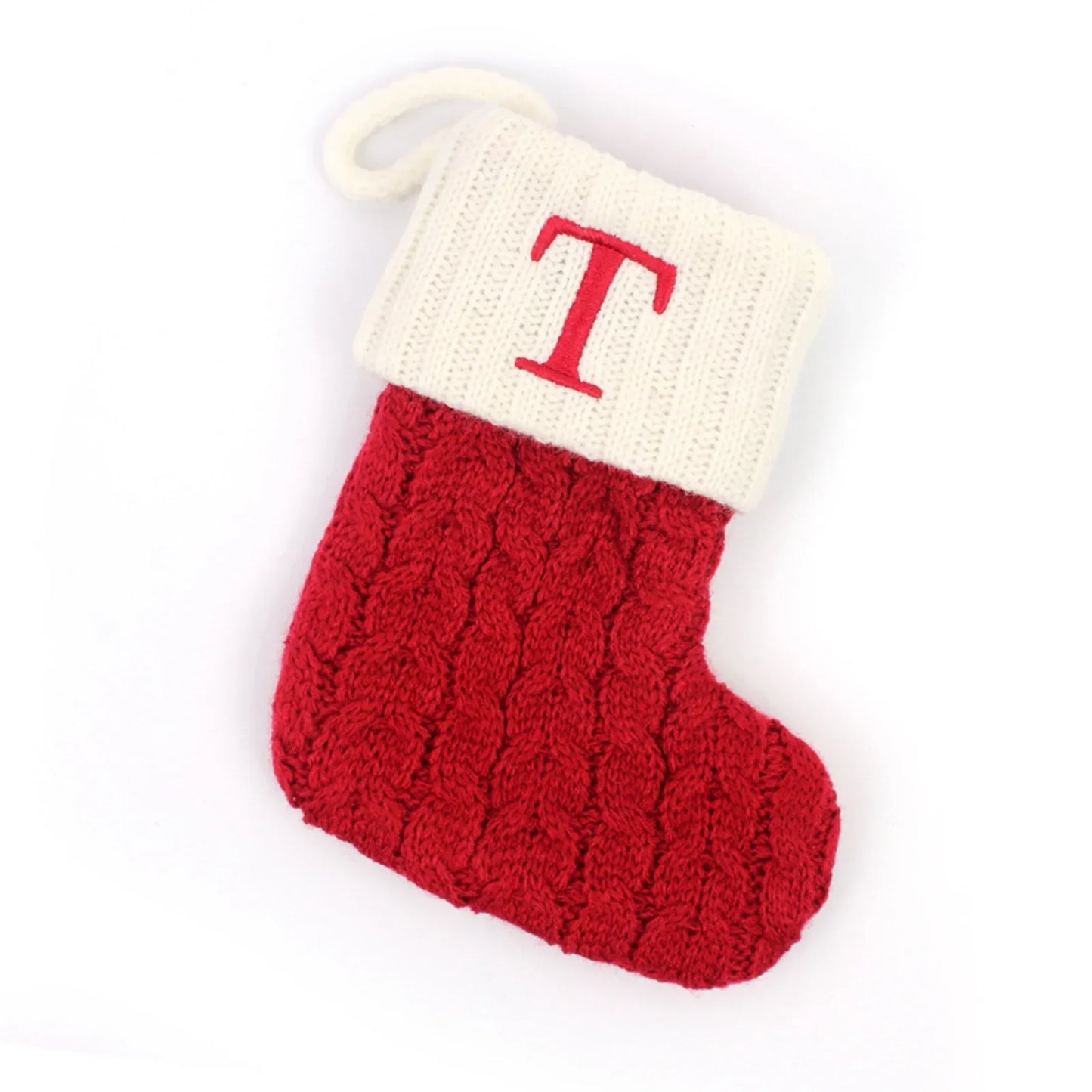 Personalized Christmas Patterned Socks with Embroidered Name