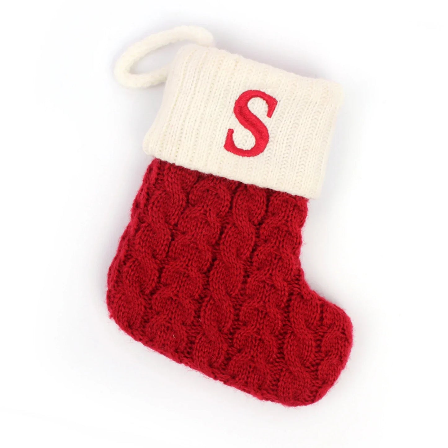 Personalized Christmas Patterned Socks with Embroidered Name