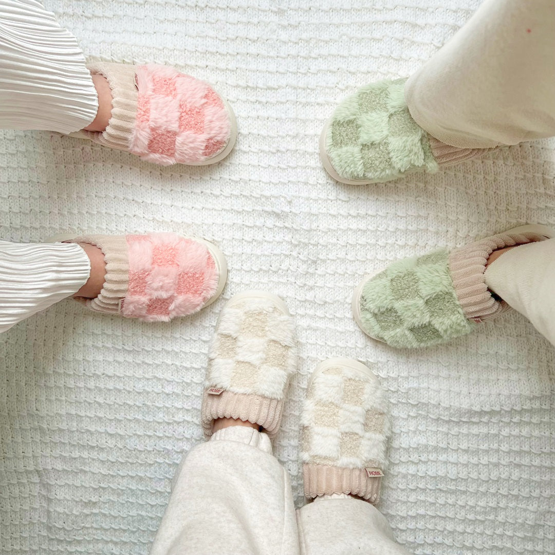 Cozy Thick Cotton Winter Slippers