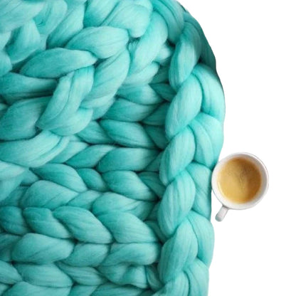 Thick Plush Yarn with Pattern for Quilts and Blankets - Ideal for Crafters