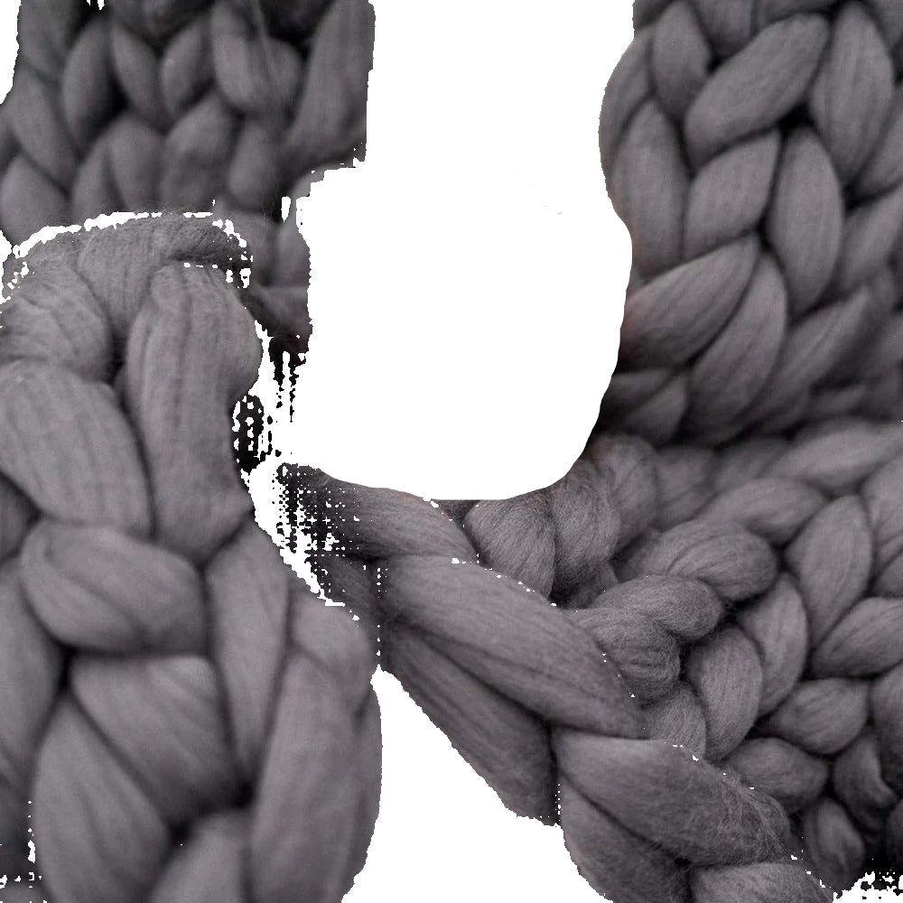 Thick Plush Yarn with Pattern for Quilts and Blankets - Ideal for Crafters