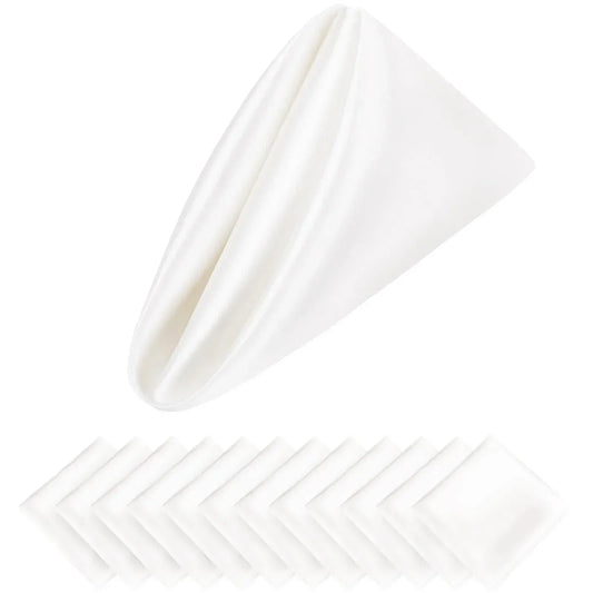 Luxury Satin Napkin Set of 12 for Elegant Table Decor