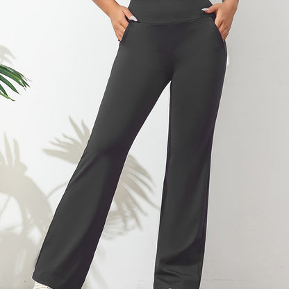 High-Waisted Women's Flared Sports Leggings