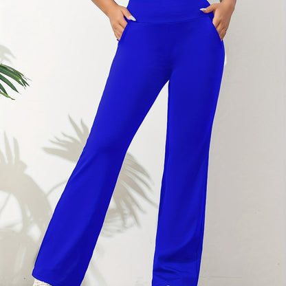 High-Waisted Women's Flared Sports Leggings